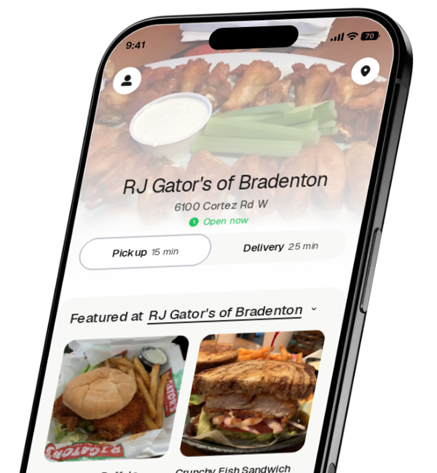 RJ Gator's of Bradenton app preview