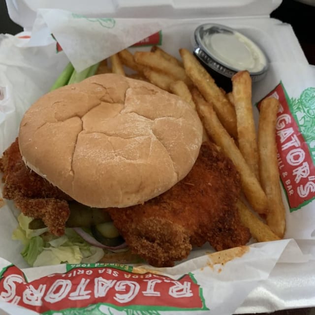 Outrageous Buffalo Chicken Sandwich.